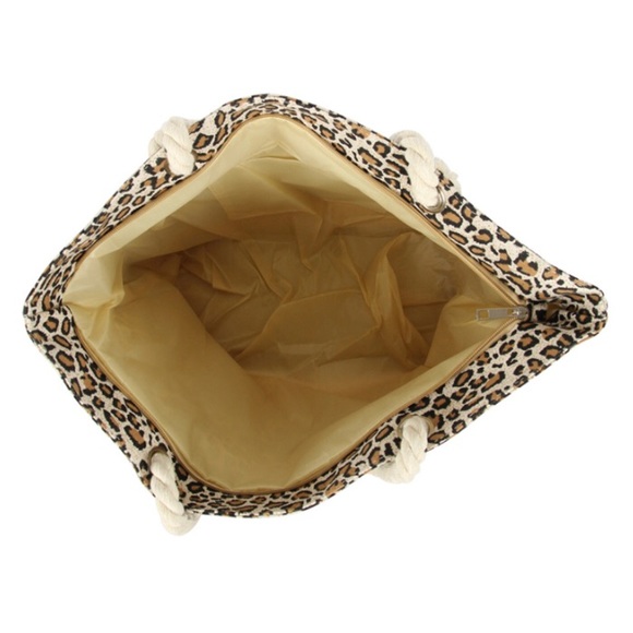 Leopard Print Tote - Picture 2 of 2